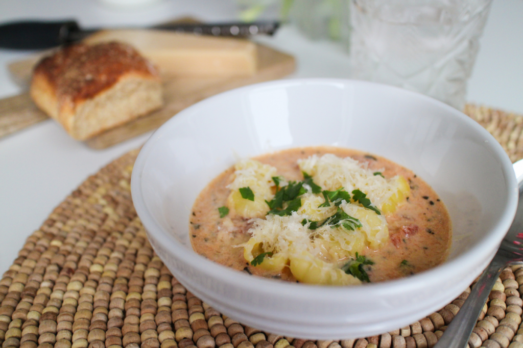 Tómatsúpa með pasta