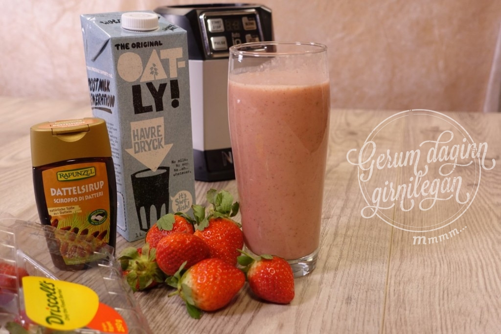 Oatly jarðaberjaboost