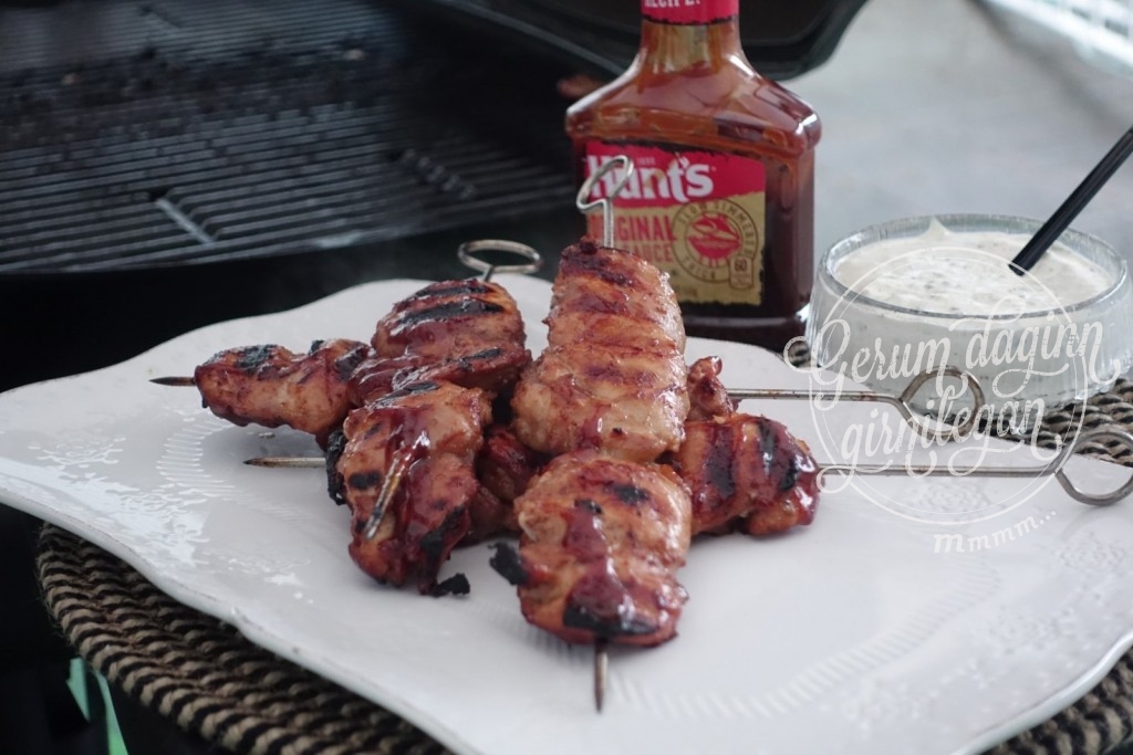 BBQ kjúklingaspjót