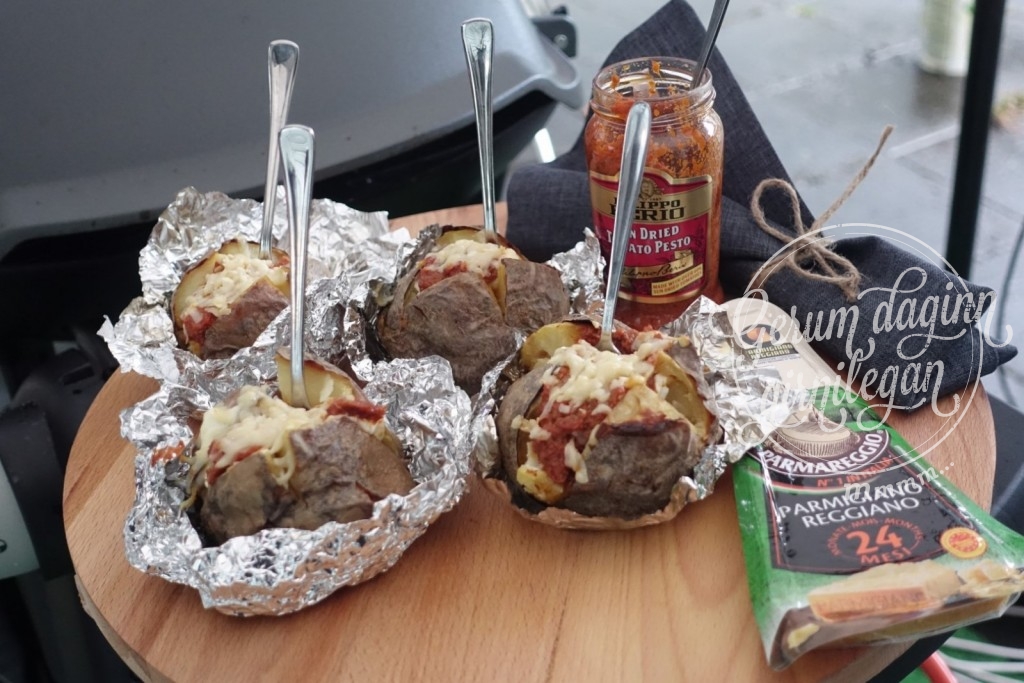 Pestó grillkartöflur