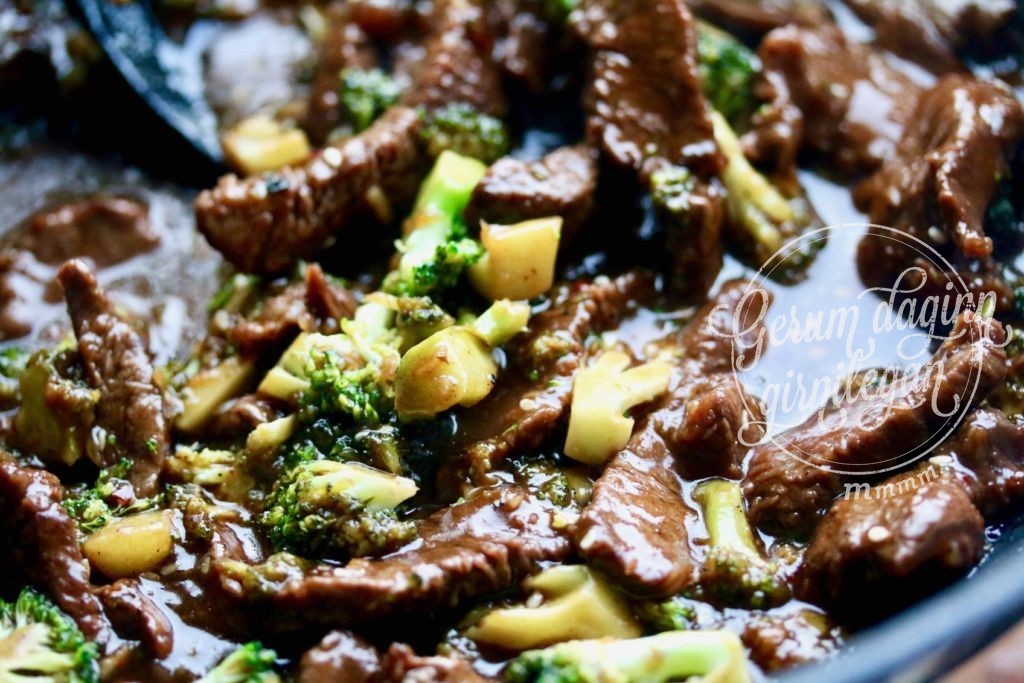 Mongolian nautakjöt eins og það gerist best