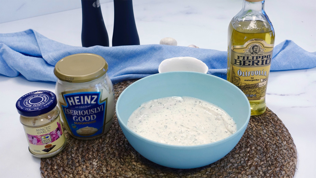 Hvítlauksdressing