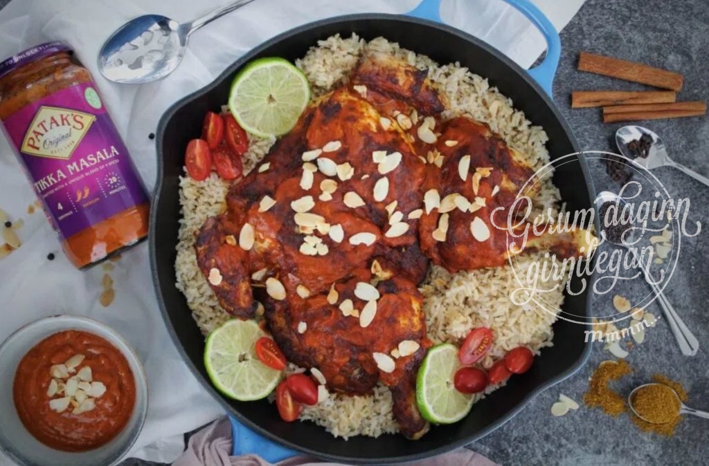 Tikka Masala fiðrilda kjúklingur