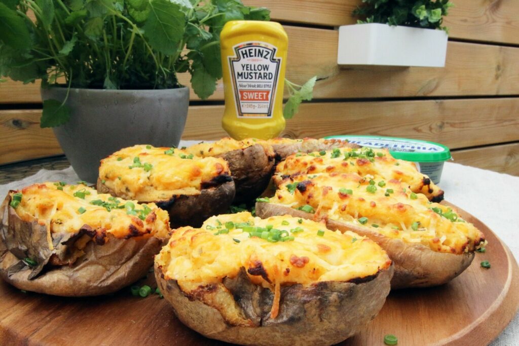 Grillaðar ostakartöflur