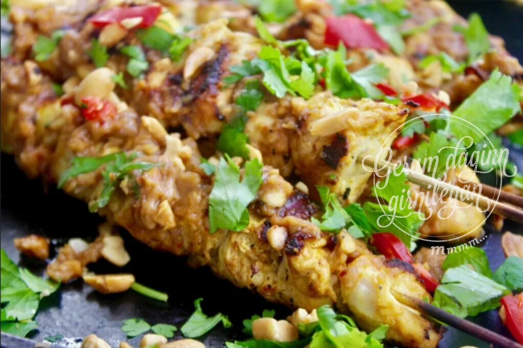 Kjúklingur í satay sósu