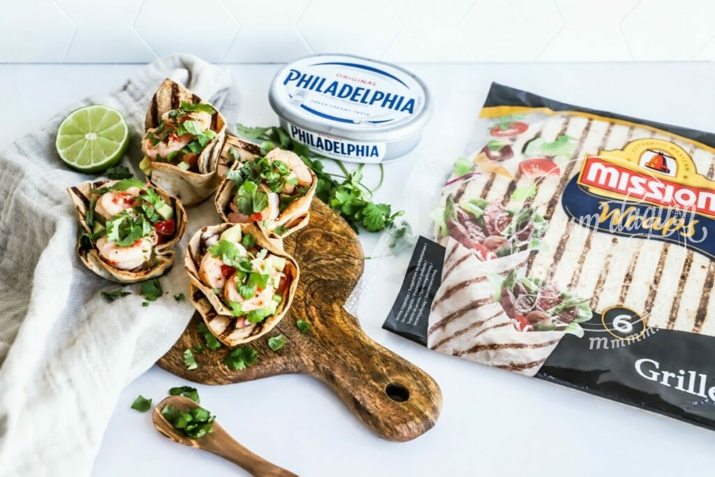 Tortillaskálar með tígrisækjum