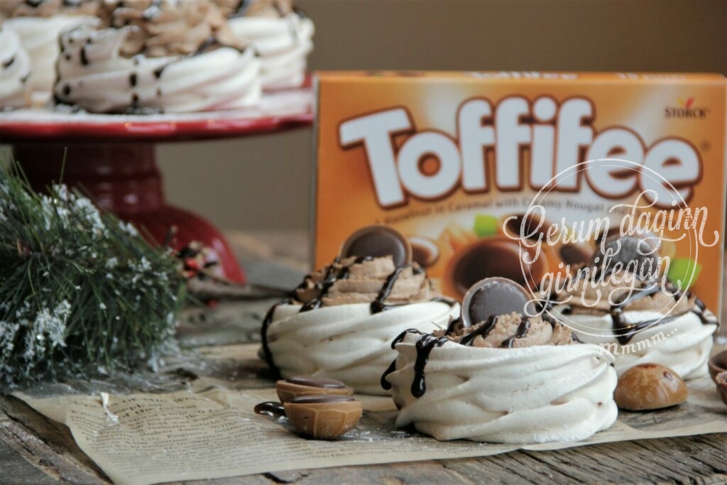 Toffifee pavlovur með súkkulaði- og kaffirjóma