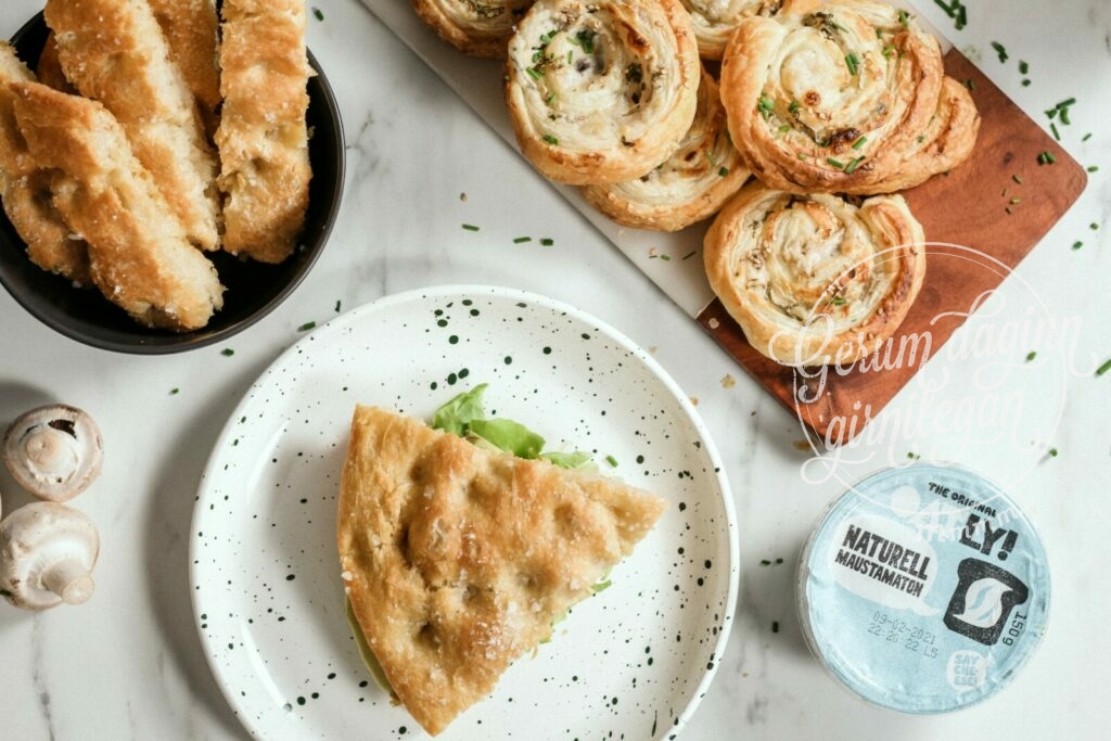 Auðvelt Focaccia brauð
