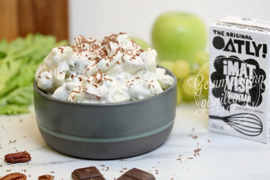 Vegan Waldorfsalat með pekanhnetum