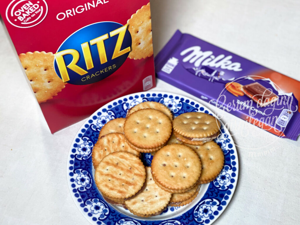 Ritz kex með Milka góðgæti