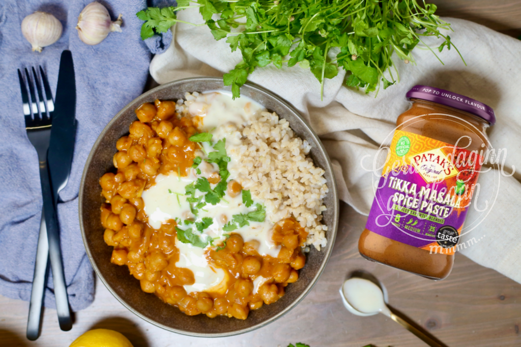 Kjúklingabaunir í Tikka Masala sósu