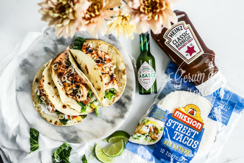 Tacos með BBQ bleikju & mangósalsa