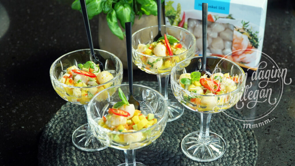 Hörpuskel Ceviche Tabasco