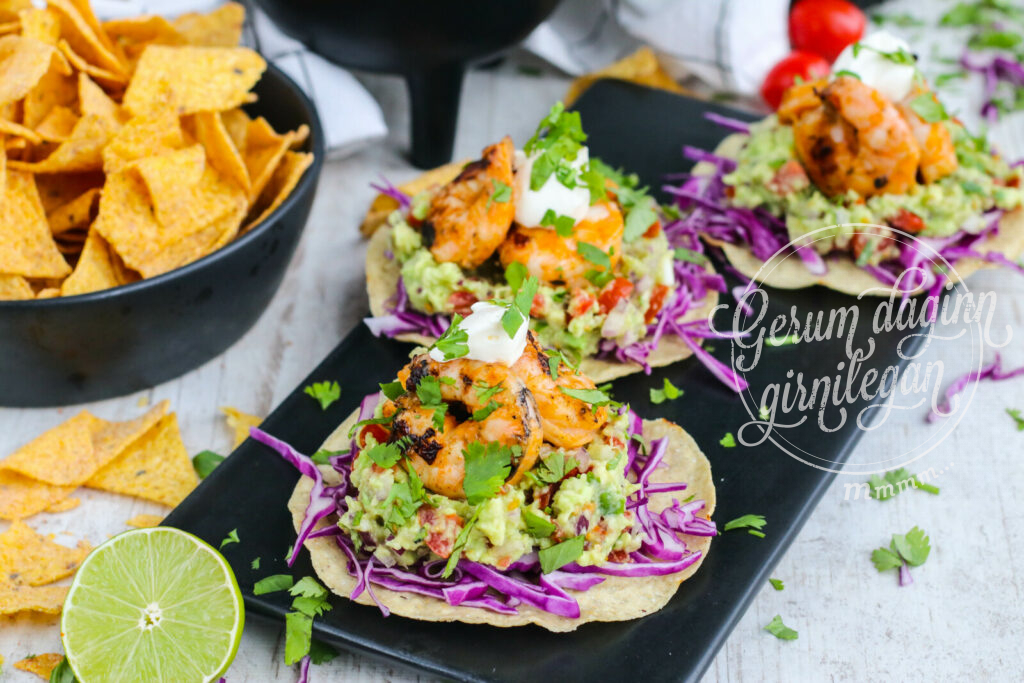 Tígrisrækju Tostadas