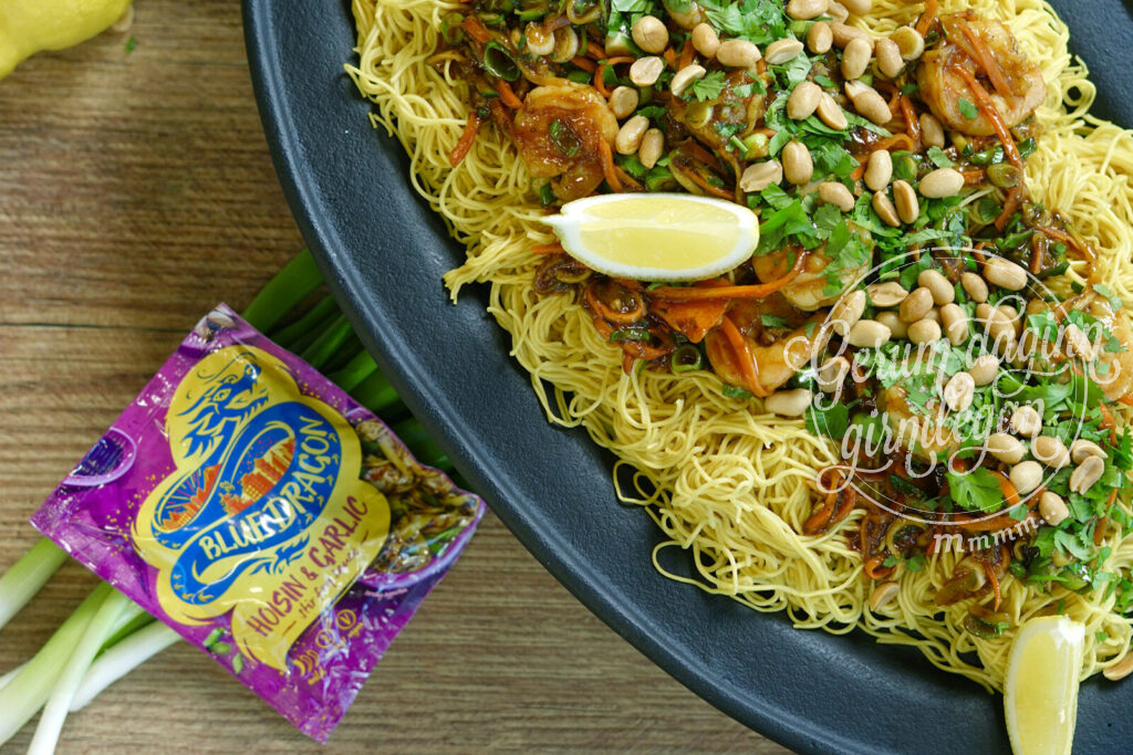 Hoisin risarækjupanna