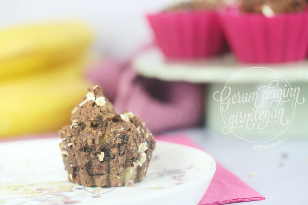 Glútenlausar carob múffur