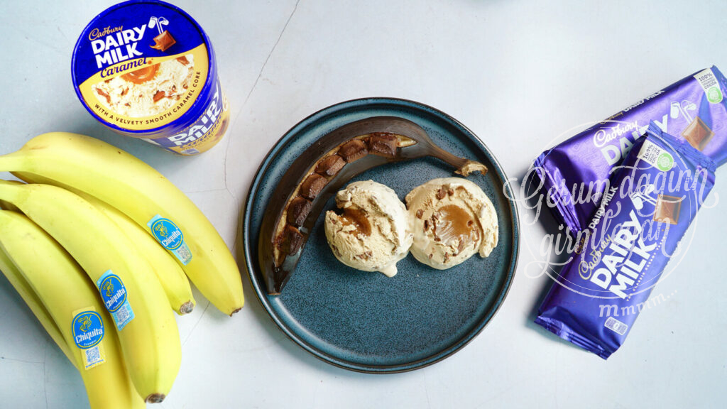 Grillaðir bananar með Cadbury súkkulað