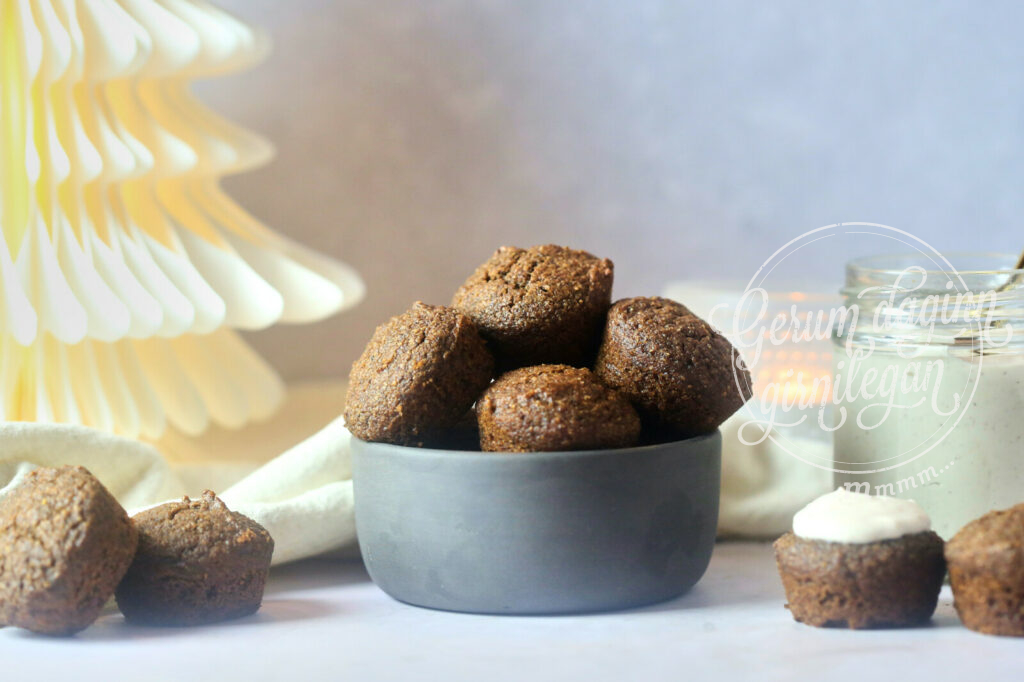 Mjúkar glútenlausar piparkökumuffins