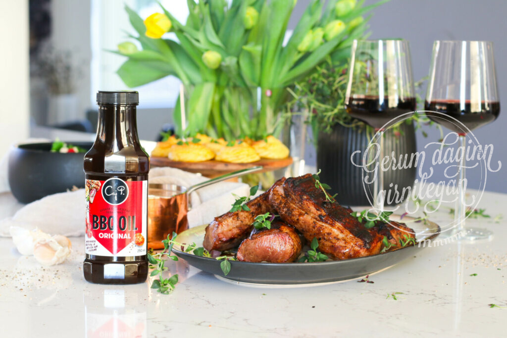 Grillað lambafile og Duchesse kartöflur