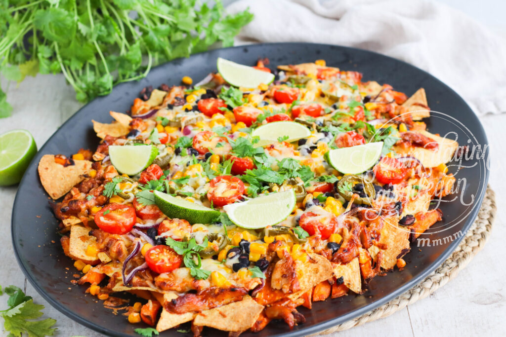BBQ nachos í ofni
