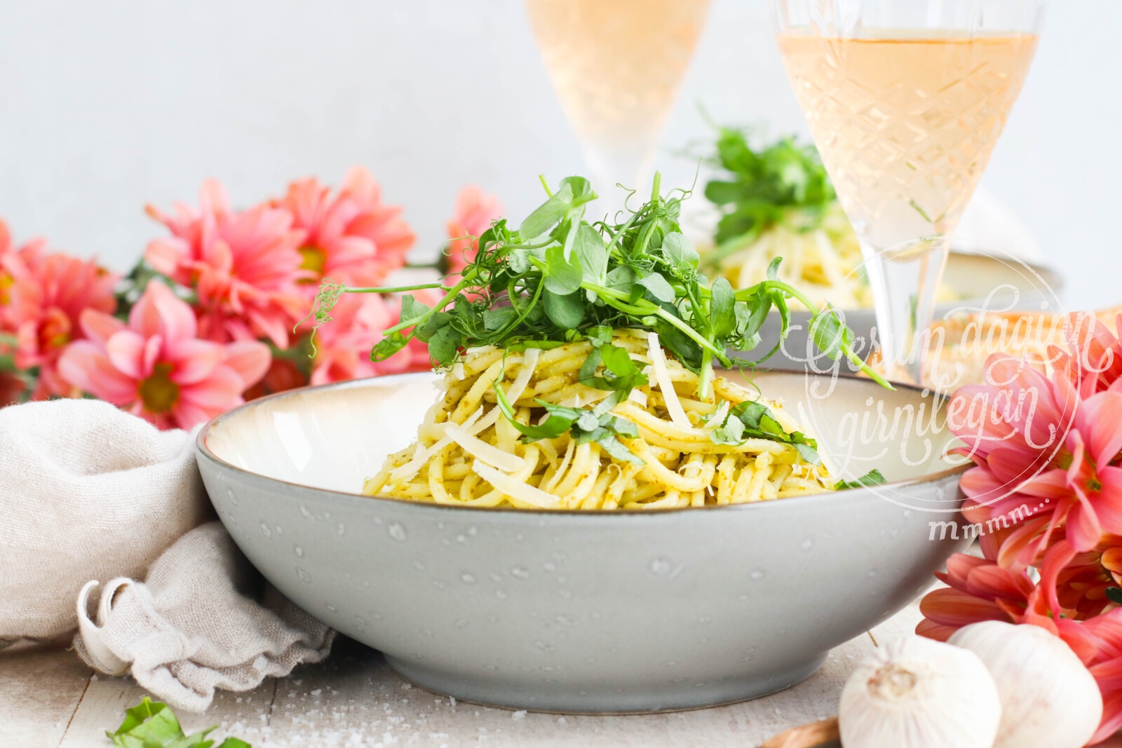 Pestó spaghetti